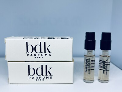 2Pc BDK Parfums Pas Ce Soir Eau de Parfum Sample Spray 2ml