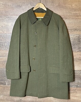 GRENFELL Derby Tweed Coat Blanket Lined Shooting Hunting Country Size 40 