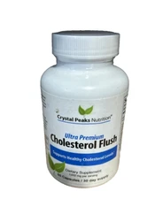 CRYSTAL PEAKS NUTRITION Cholesterol Flush 60 Capsules Exp 10/28