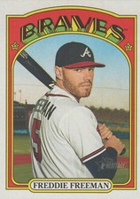 2021 Topps Heritage Freddie Freeman #39 Braves {Box 22 D1}