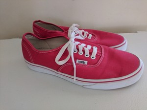 red vans womens size 8