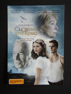 CLOSING THE RING - ADVERT POSTCARD