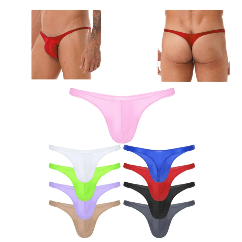 DE Herren Mini Slips Sexy G-String Tanga Bikinihose Unterwäsche Low Rise Höschen - Bild 3 von 4