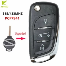Upgraded Flip Remote Key 3B 315MHz PCF7941 for Benz 2007-2013 Smart Fortwo 451