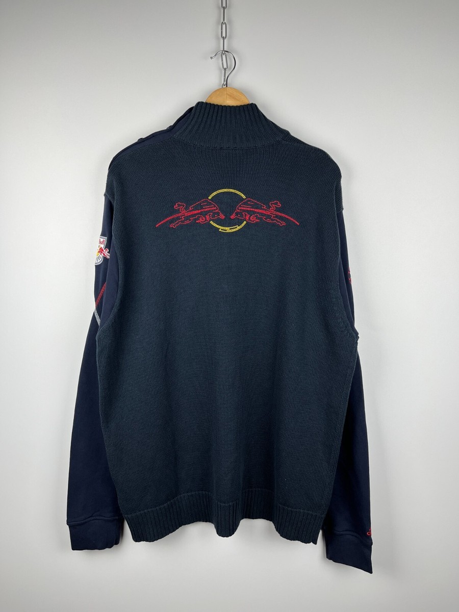 Vintage 00's Adidas Red Bull Salzburg Y2K Turtleneck Sweater Size