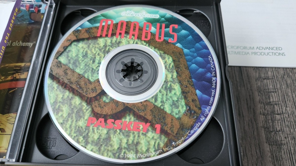 Jeu PC Maabus - Édition Big Box Microform - Rare - Bon État - PAL