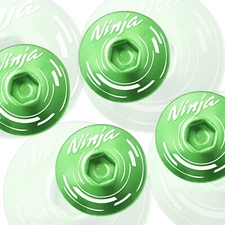Green Windshield Windscreen Bolts Kit For Kawasaki ZX-6R Ninja 636 03 04