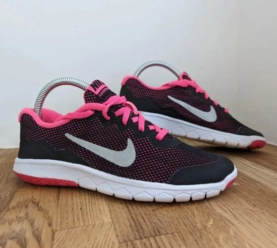 Ladies Nike Flex Experience RN 4 Black Pink Trainers UK 5.5. Great Condition
