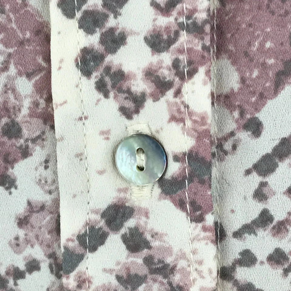 Блузка шифоновая с принтом из змеиной кожи NANETTE Nanette Lepore женский размер большой прозрачный - Изображение 3 из 4