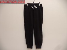 NWT - H M Girls Black Relaxed Fit Joggers, Size 6X 0326885058013