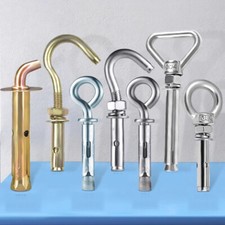 Various Expansion Hooks Shield Anchors Eye Bolts Concrete Masonry Fixings M6-M20
