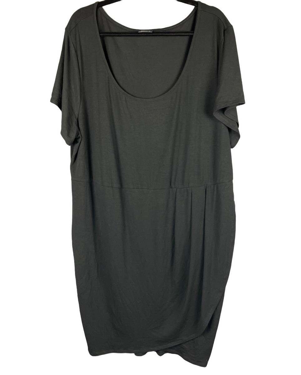 jersey tulip dress Eloisa Tulip Front Midi Jersey Knit Tank Dress