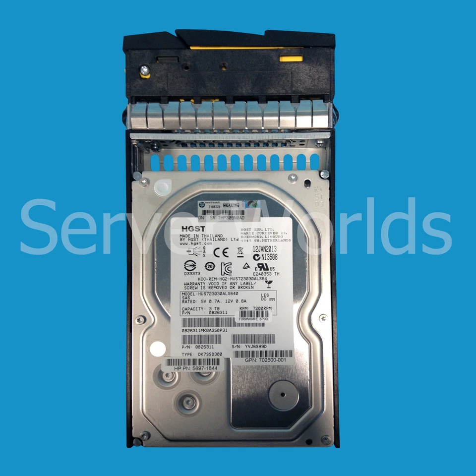 HP 3TB 7.2K SAS 3.5" MDL Hard Drives 697391-001 QR500A 5697-1844 - Image 3 of 4