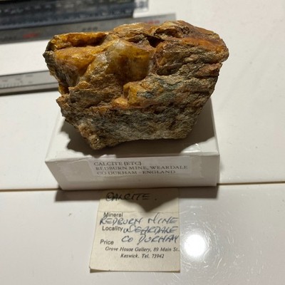 Calcite [etc] : Redburn Mine, Weardale, County Durham 201g MF5228