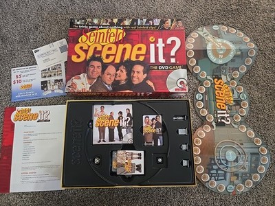 Seinfeld Scene It DVD Board Game Mattel Complete Trivia Free Ship Add l