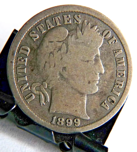 1899-S San Francisco Mint Silver Barber Dime