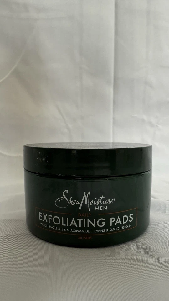 Almohadillas exfoliantes diarias Shea Moisture para hombres, hamamelis con 3 % de niacinamida, 30 almohadillas Foto 3 de 4