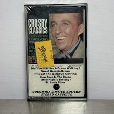 Bing Crosby  Crosby Classics  Cassette New Sealed  Free Shipping