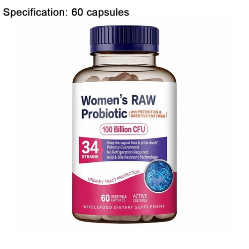 Raw Probiotics for Women 100 Billion CFUs with Prebiotics, Digestive Enzymes - Bild 8 von 8