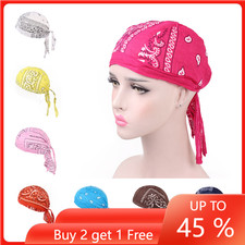 Men Sports Hijab Bandana Scarf Headband Pirate Hat Cycling Bike Headscarf Bonnet