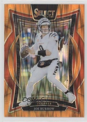2024 Panini Select Concourse Orange Shock Prizm /499 Joe Burrow #39 0h6w