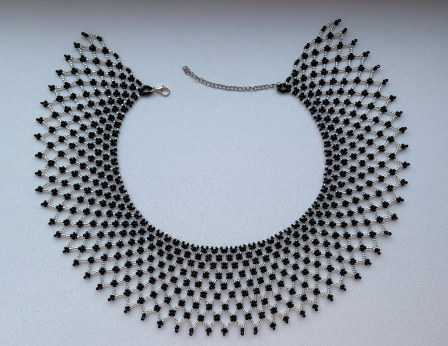 Handmade Ukrainian Beaded Necklace Sylianka – Traditional Ethnic Jewelry, Folk N