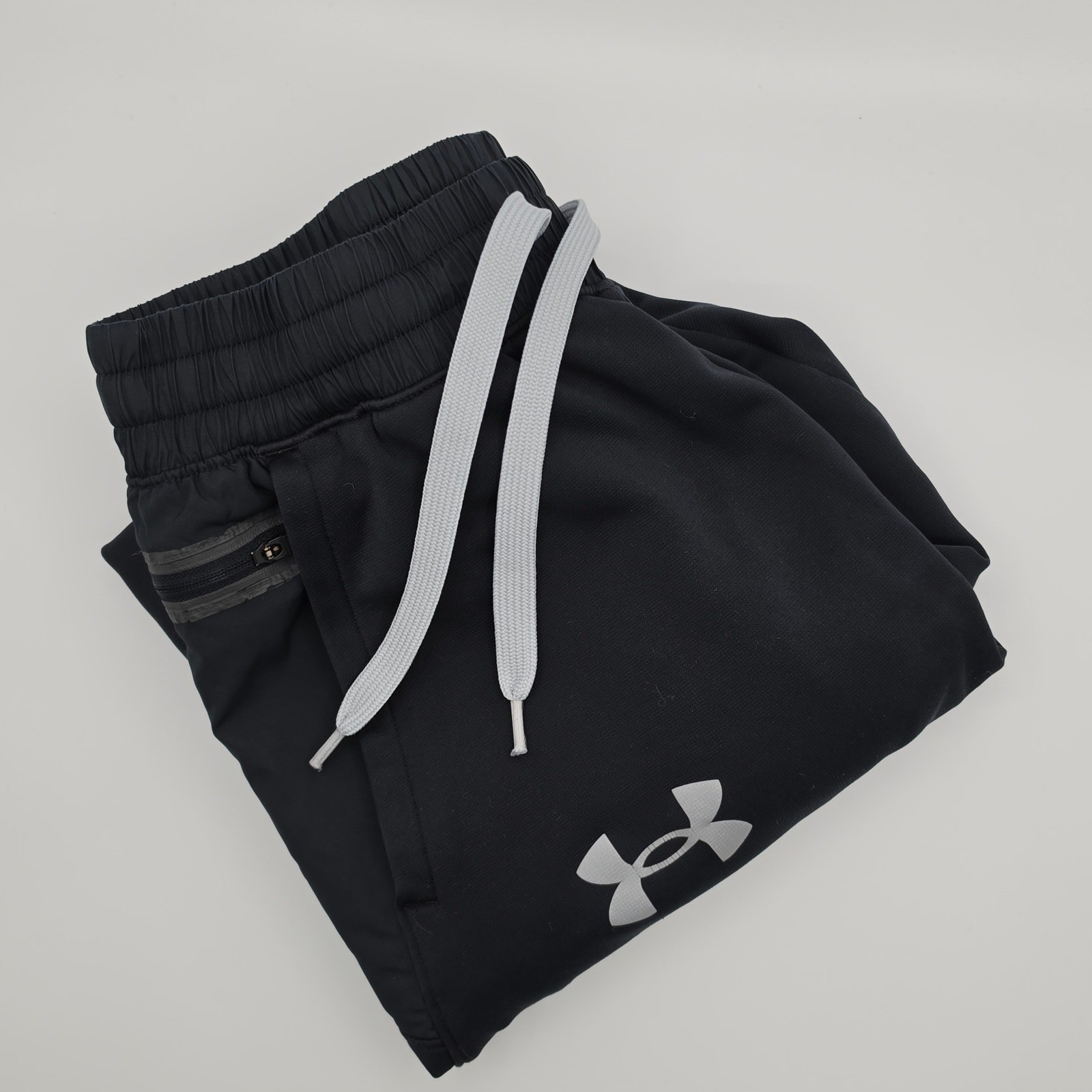 Under Armour ColdGear Storm Joggers Mens Medium Black Excellent Fleece Tapered