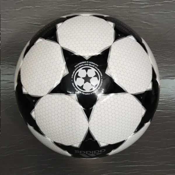 Adidas Finale Official Match Ball UEFA Champions League 2001/2002 Black White Si thumbnail 3