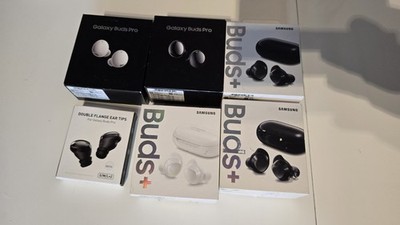 Bastler-Konvolut: 2x Samsung Galaxy Buds Pro & 3x  Buds+ Ladecase