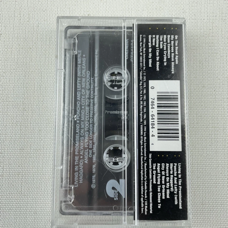 Super Hits by Willie Nelson (Cassette Tape, 1994, Sony Music) - 074646418444 - Image 2 of 4