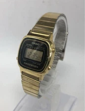 Casio La670W Digital Solar Women B924 Watch 3191 Vintage 045704088