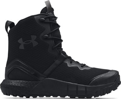 Botas tácticas Under Armour Micro G Valsetz para hombre negras/negras/grises - 30237