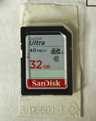 SanDisk Ultra 32GB SDHC Memory Card Class 10 40MB/s High Speed