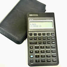 Vintage Hewlett Packard Scientific Calculator 27S New Battery Original owner