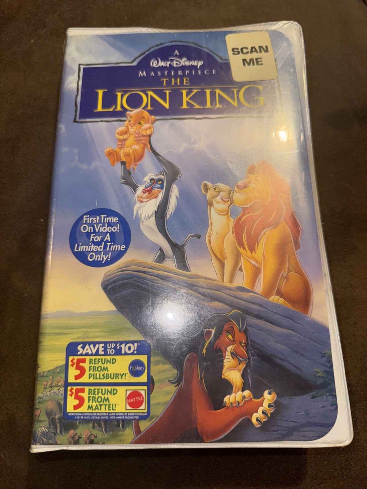 Disney’s The Lion King VHS 1995 Masterpiece Collection New Sealed Family Kids