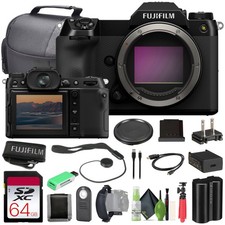 Fujifilm GFX100S II Mirrorless Medium Format Camera Body Bundle  Accessories