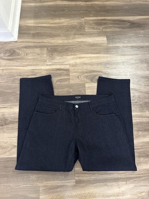 Georgio Armani Dark Blue Five-pocket Jeans In Stretch Cotton Size 38