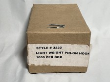 Metal Curtain Hooks, 1000 Pcs Drapery Pins Stainless Steel Pin-On Hooks 1  Inch