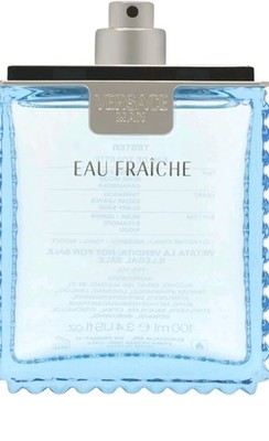 Versace Man Eau Fraiche by Versace Cologne for Men EDT 3.3 / 3.4 oz New Tester