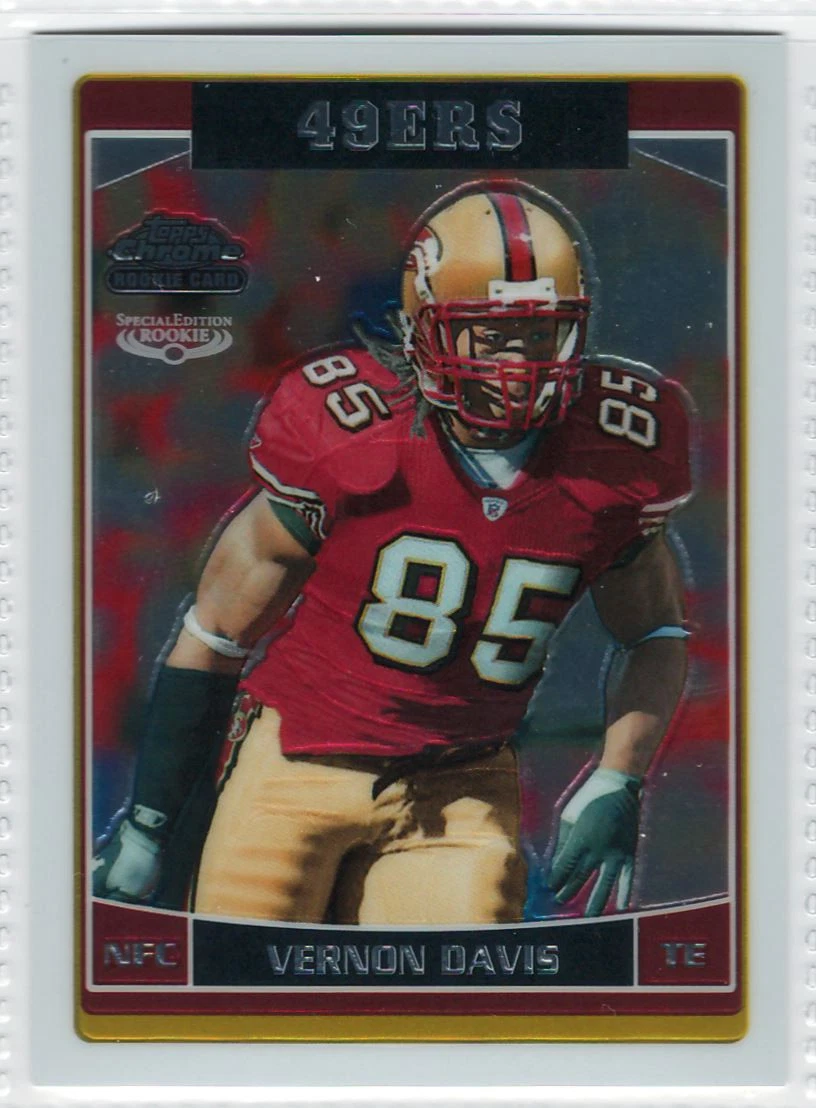 Vernon Davis trading card