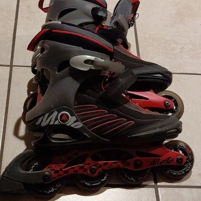 K2 Moto M ILQ7 Men's Inline Skates Black and Red ILQ7 Model Performance