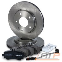 Bremsscheiben Ø260 BelÜFtet + BremsbelÄGe Vorne FÜR Mercedes Benz A-KLASSE W168