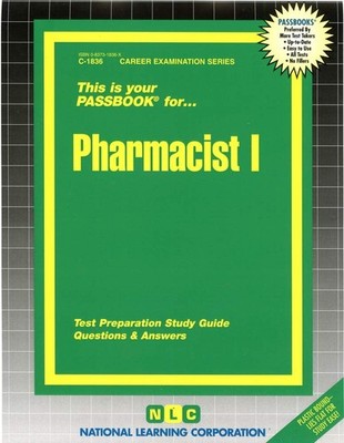 Pharmacist, I (Career Examination Series) Spiral-bound   ISBN 083731836X