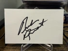 Nick Buoniconti NFL Football Hall of Fame HOF Signed 3x5 Index Card