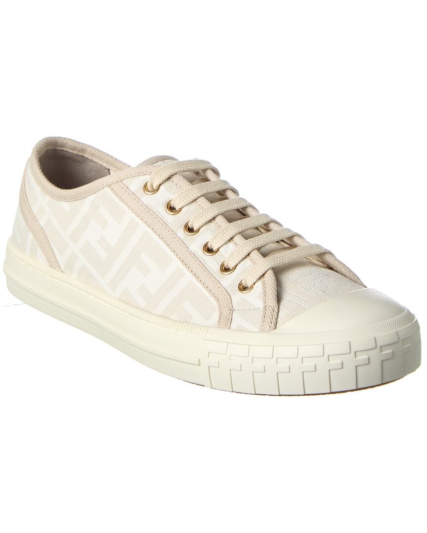 Fendi Domino Ff Jacquard Sneaker Women's White 38.5