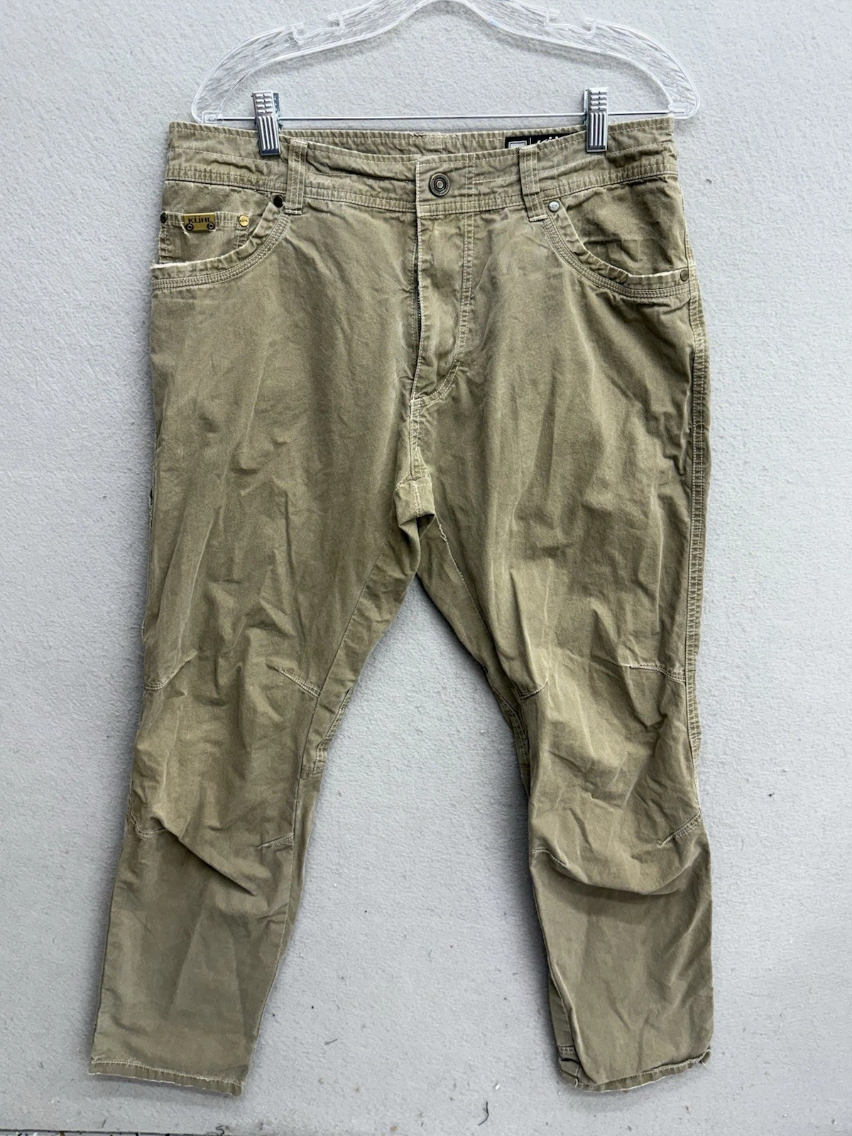 Kuhl Revolvr Pants Mens 34x30 Stretch Cotton Nylon Blend Outdoor Hiking