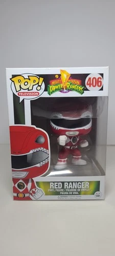 Funko Pop! Television Mighty Morphin Power Rangers Red Ranger #406 (NM)