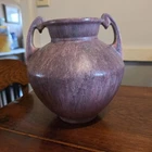 Roseville Pottery Red Carnelian ll 2-Handled 9" Vase Factory MINT