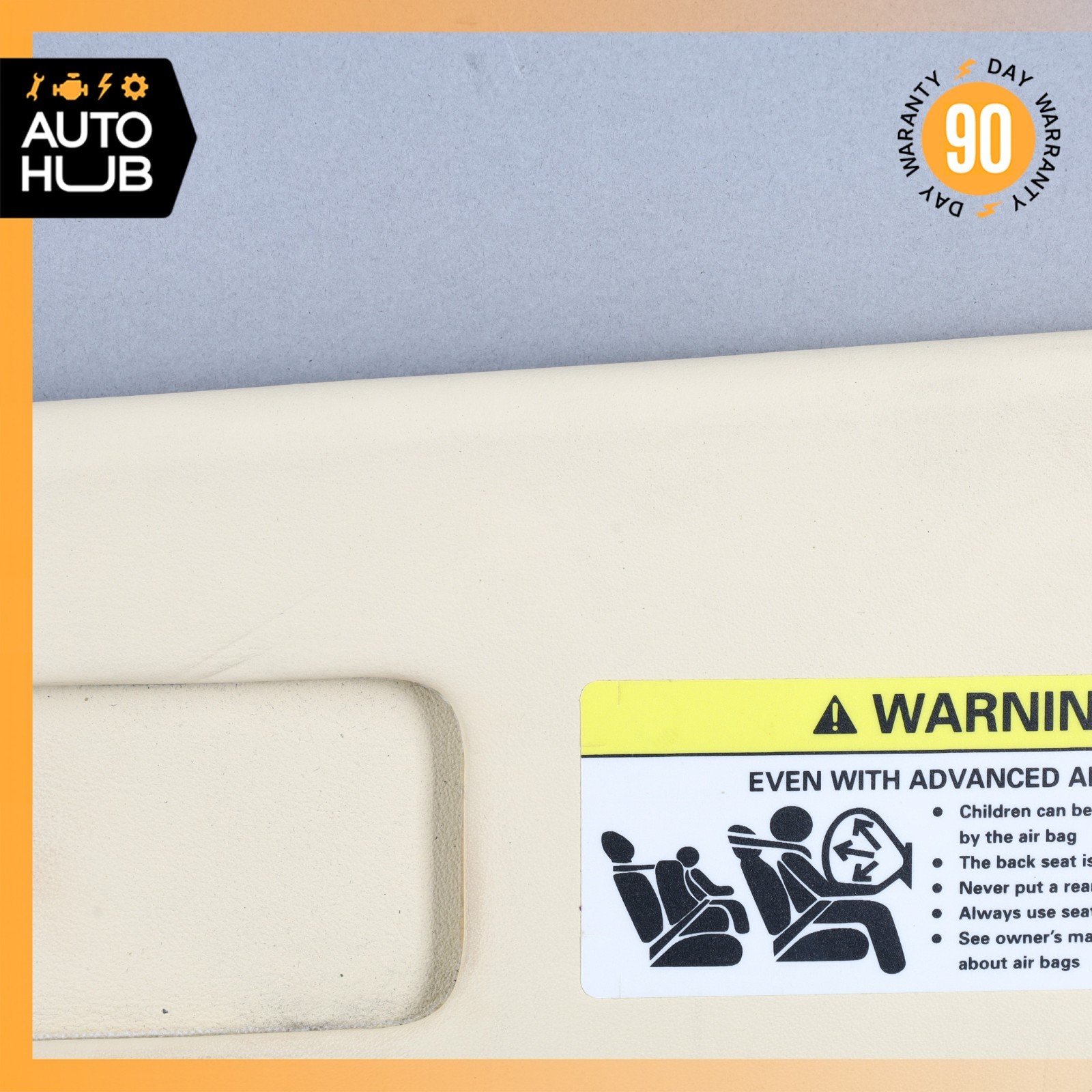 03-18 Bentley Continental Flying Spur Left Side Sun Visor Shade Sunvisor OEM