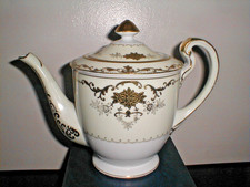 Sone Japan China Vintage Tea Pot Gold Swags & Scrolls UNUSED